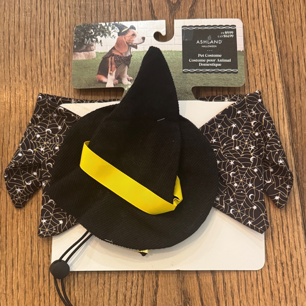 Ashland Kids Witch Hat with Black and Yellow Design